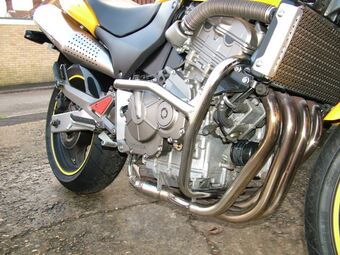 Renntec - Honda CB600 Hornet (Up to F6 2006 Model) / CBF600 Engine Bars in Black